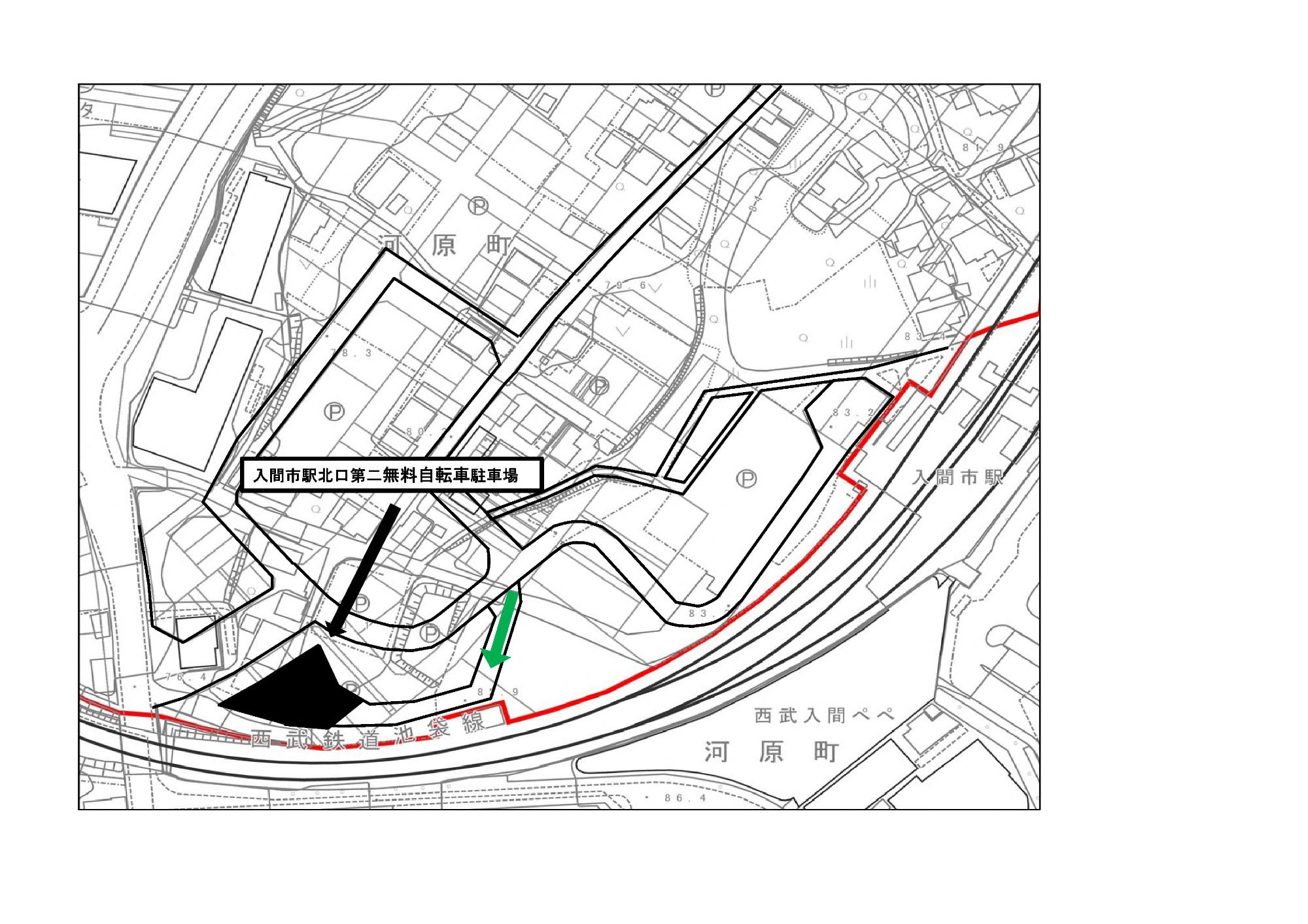 入間市駅北口第二無料自転車駐車場