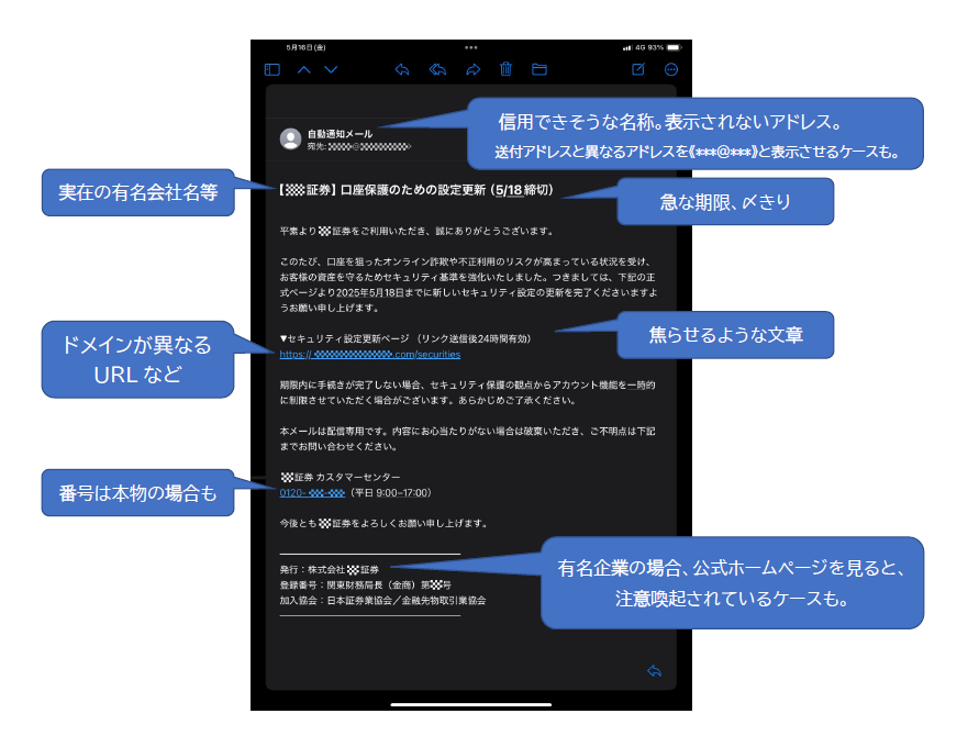 詐欺メール
