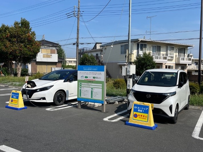 シェアリングを実施しているEV