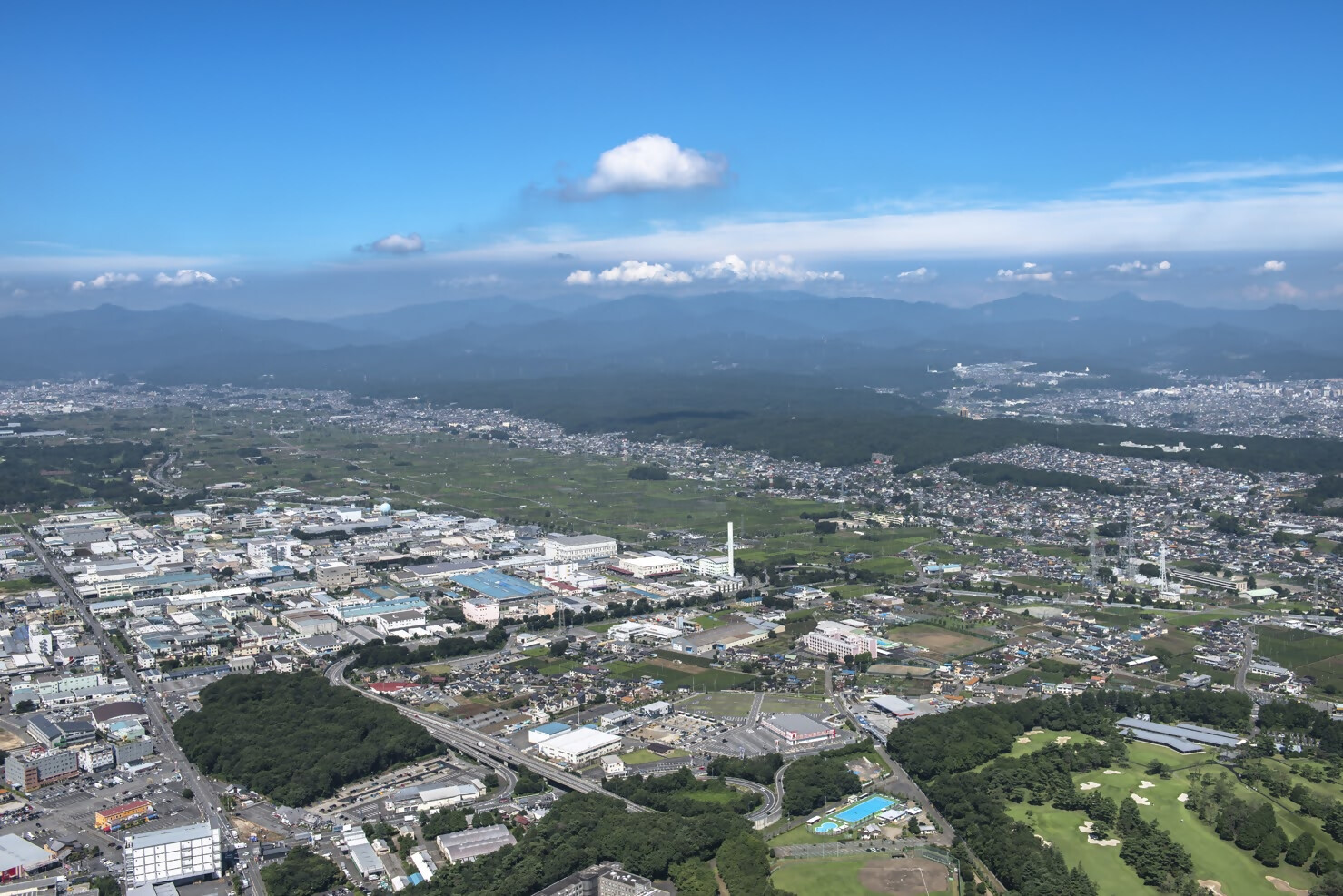 市内鳥瞰図