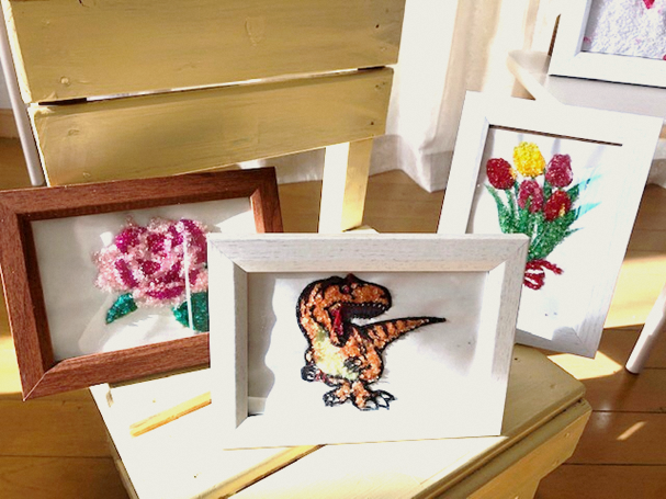 ガラスアート完成品のイメージ