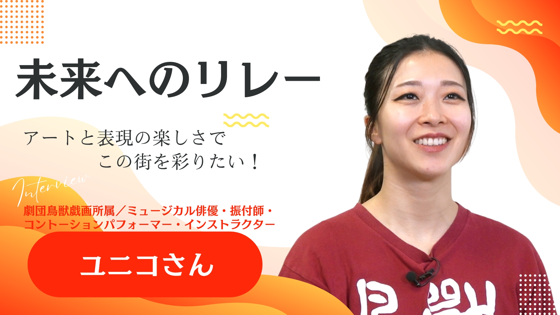 未来へのリレー ユニコさん 動画へのリンク