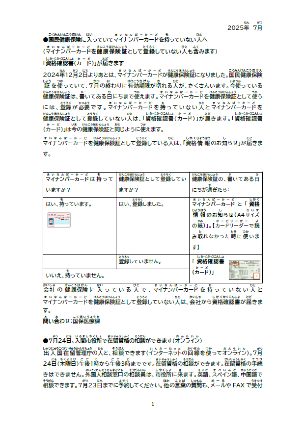 やさしい日本語