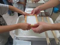 紙すき体験