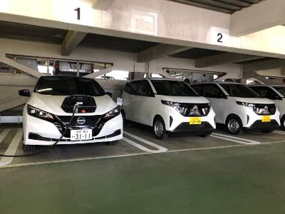 立体駐車場EVステーション