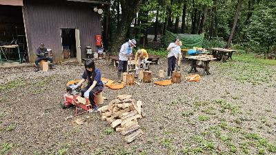 ボランティア活動のようす