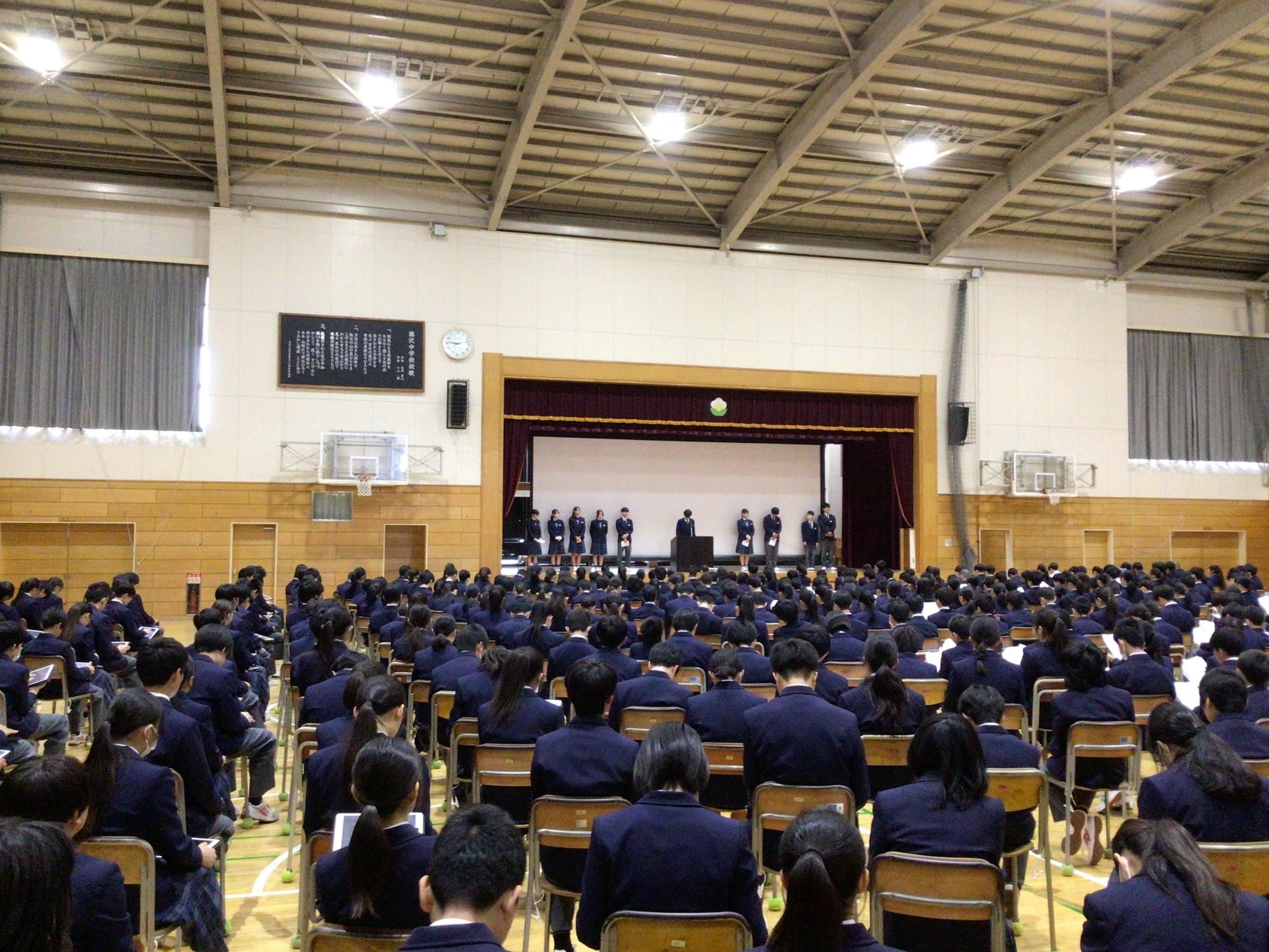 生徒会オリエンテーションの様子