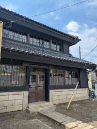 工事完了間近の旧黒須銀行